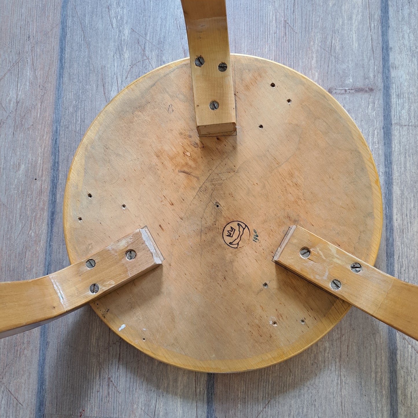 Artek, Aalto jakkara 60, vintage