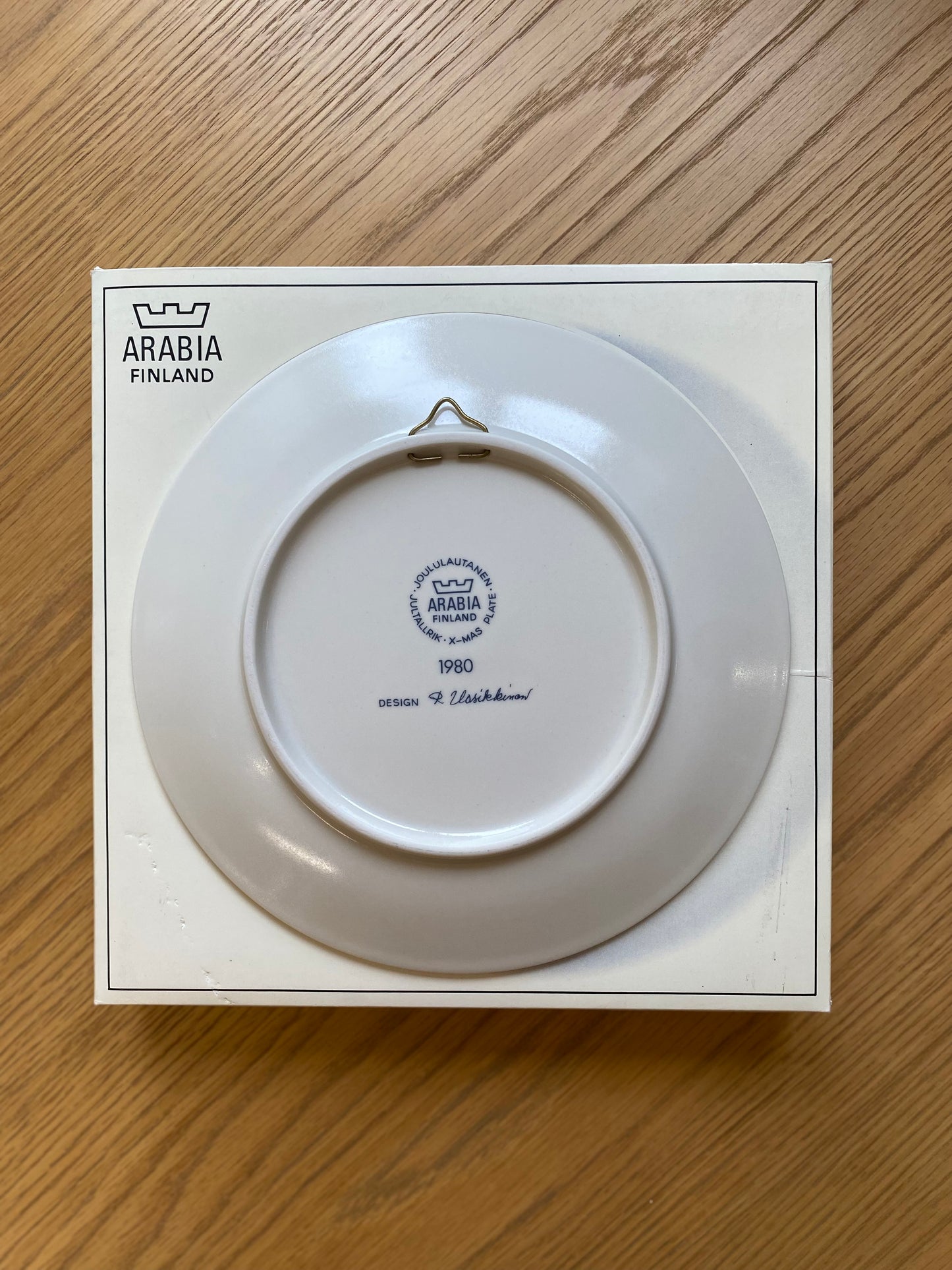 Arabia Joululautanen 1980