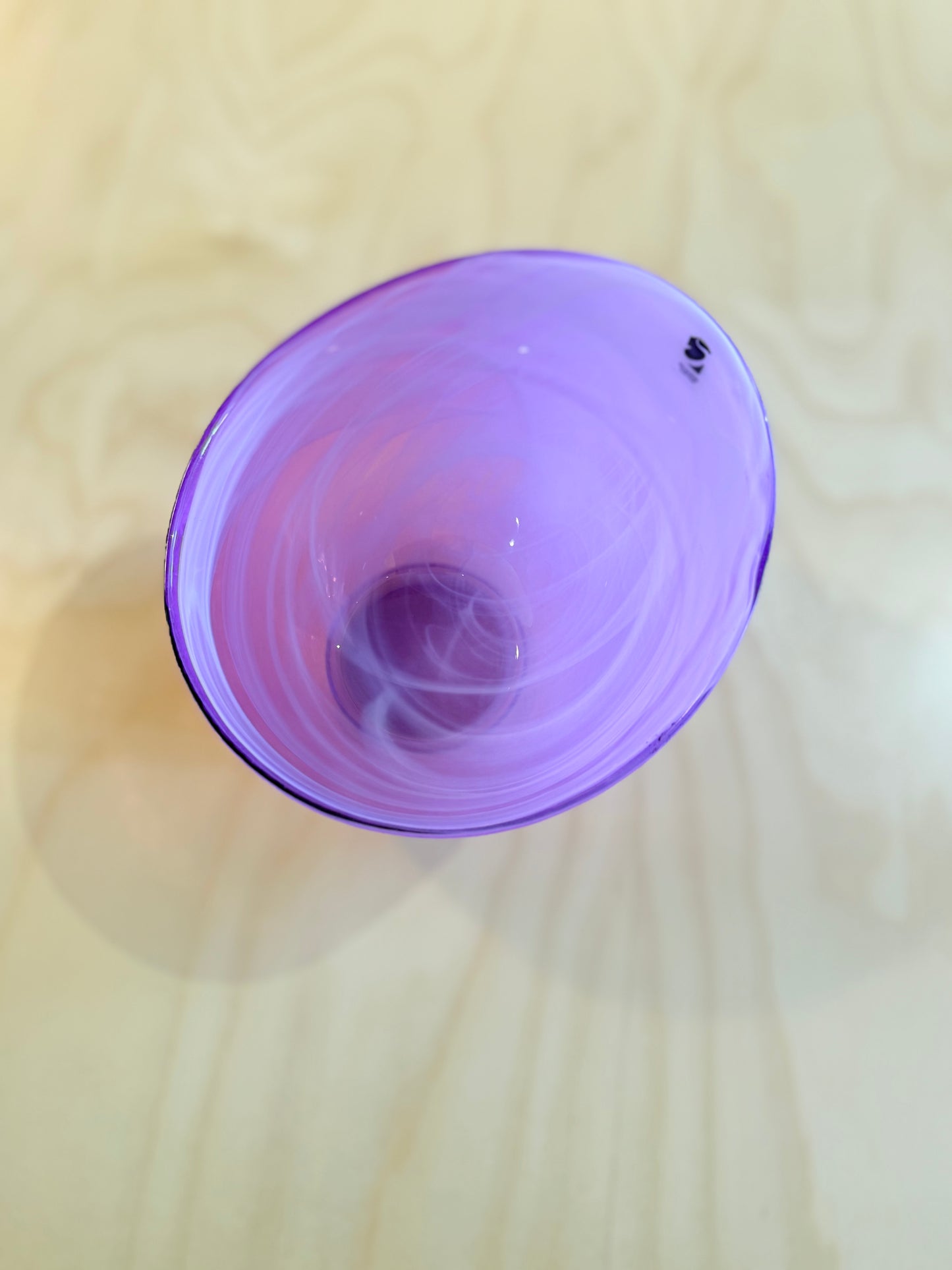 SEA-Glasbruk, lasikulho, vaalean lila