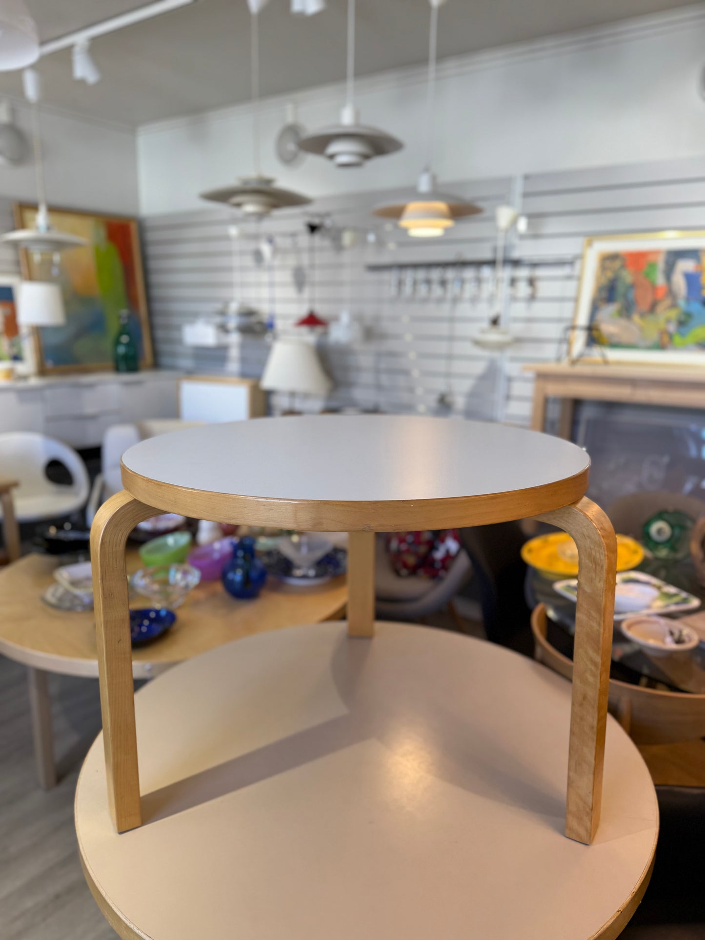 Artek, Aalto pöytä 90B, sohvapöytä