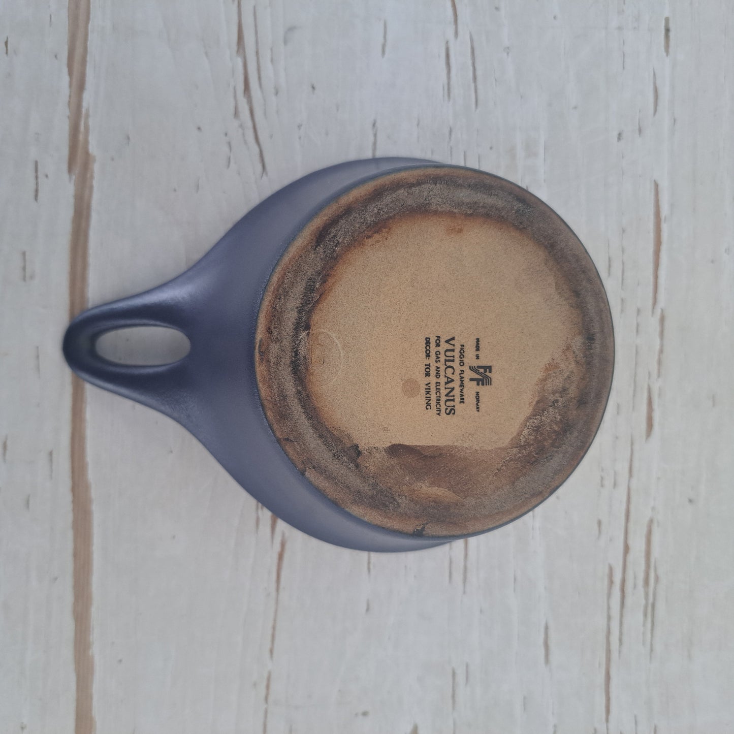 Vintage, sininen kastikekulho