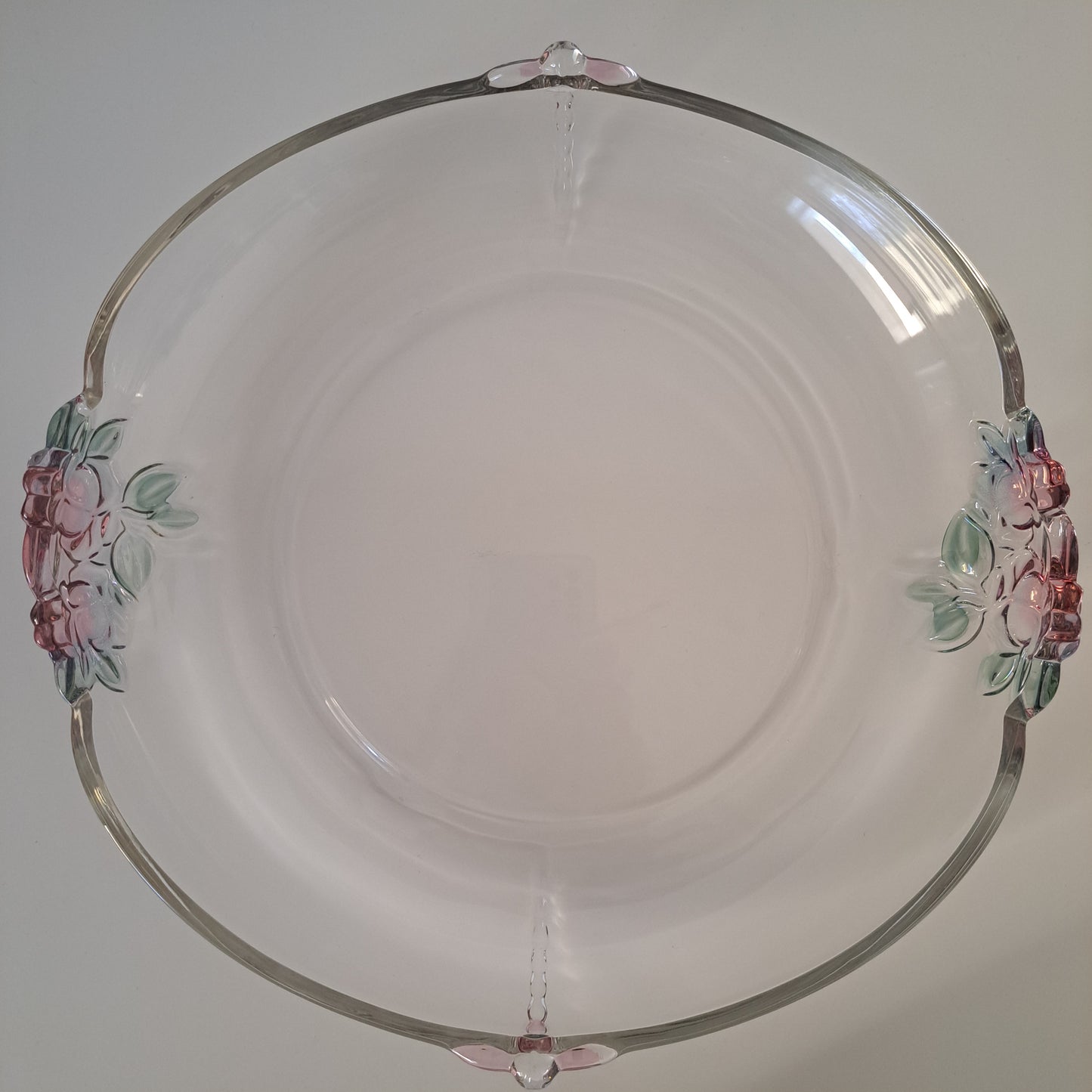Mikasa Walther Glass, "Dusty Rose" tarjoilulautanen