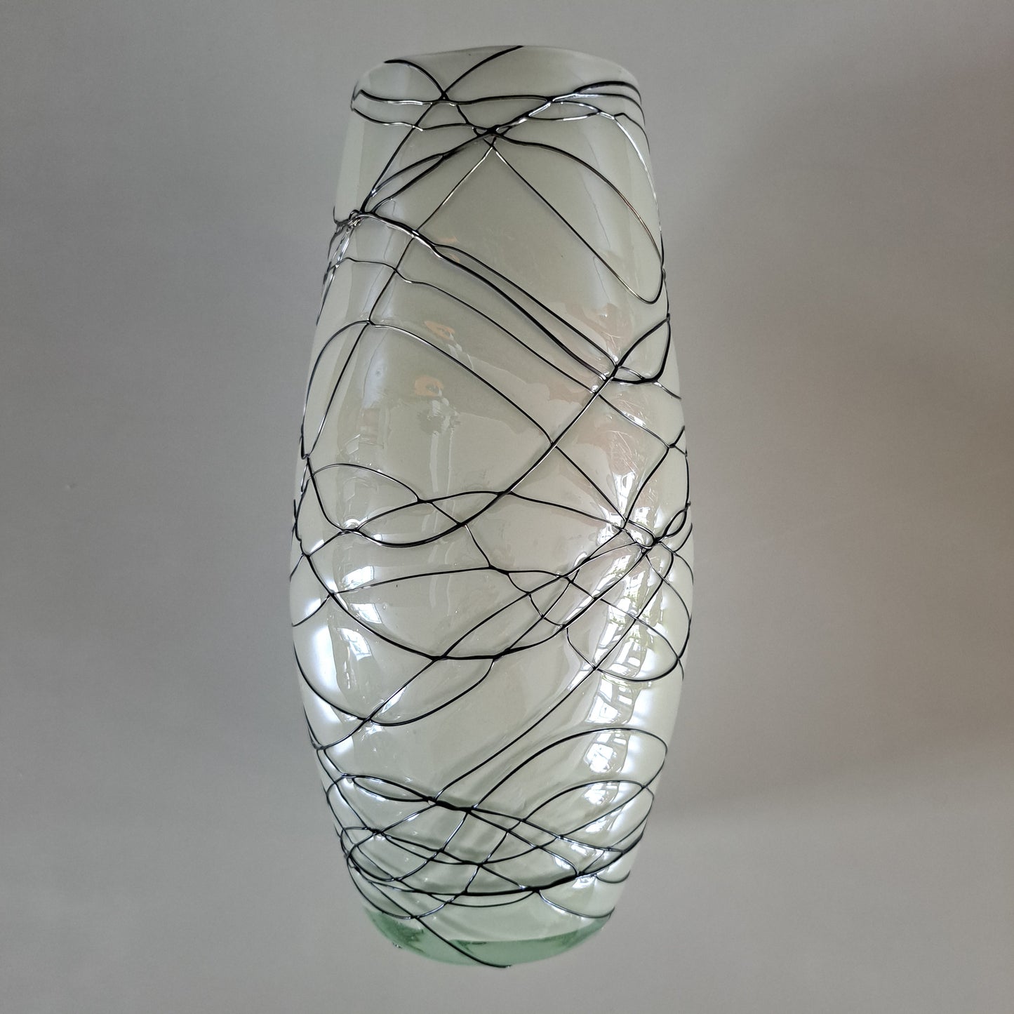 Vintage, glass vase