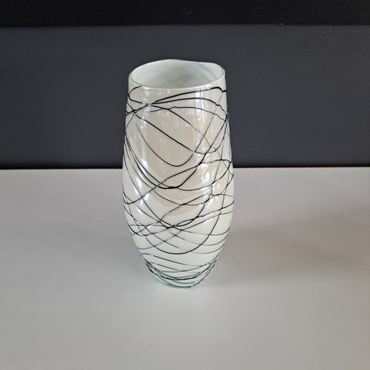 Vintage, glass vase
