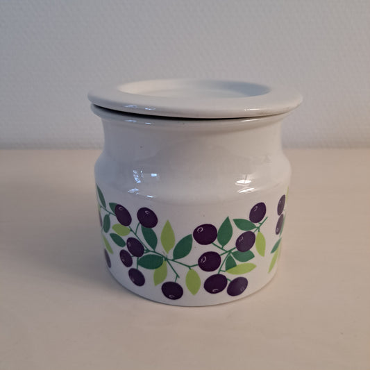 Arabia, vintage Pomona, mustikka