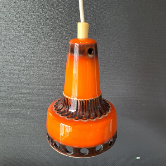 Vintage, keraaminen riippuvalaisin