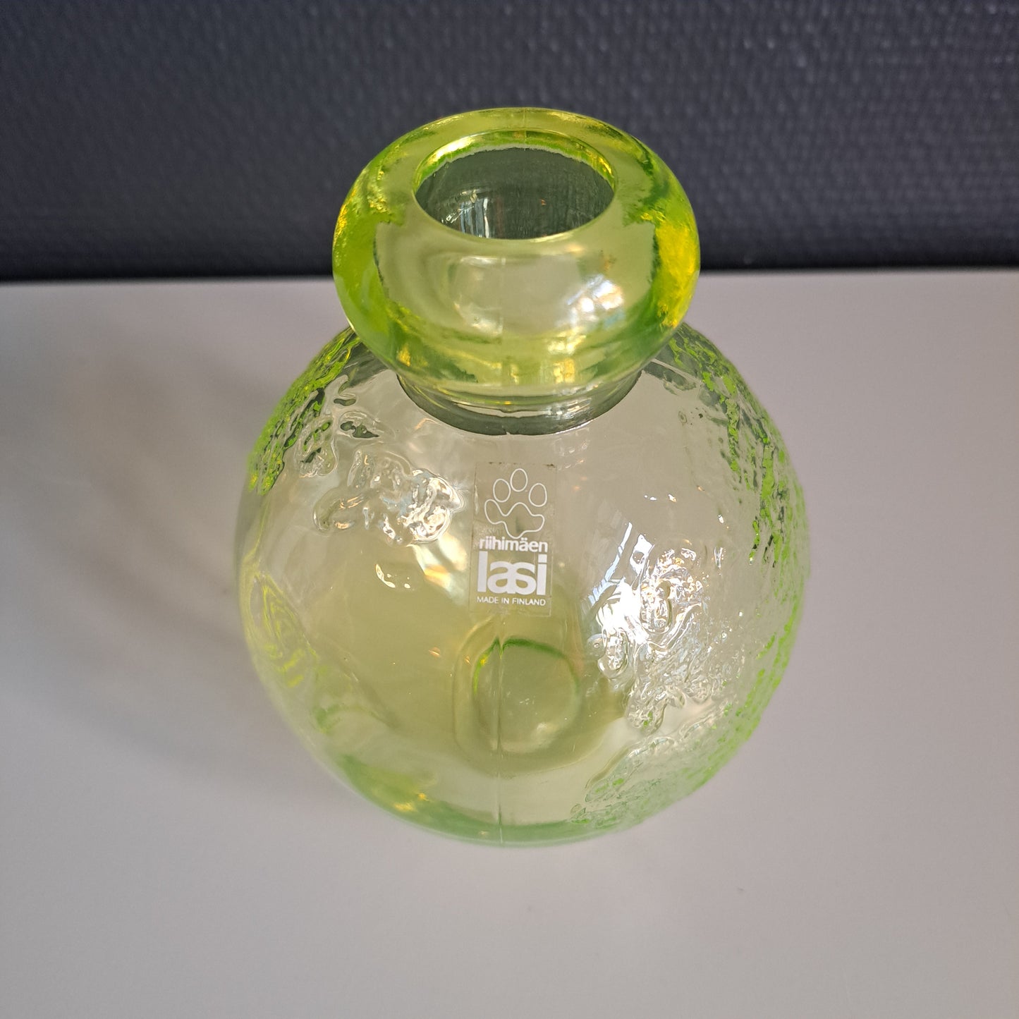 Riihimäen lasi, "Tellus" koristepullo