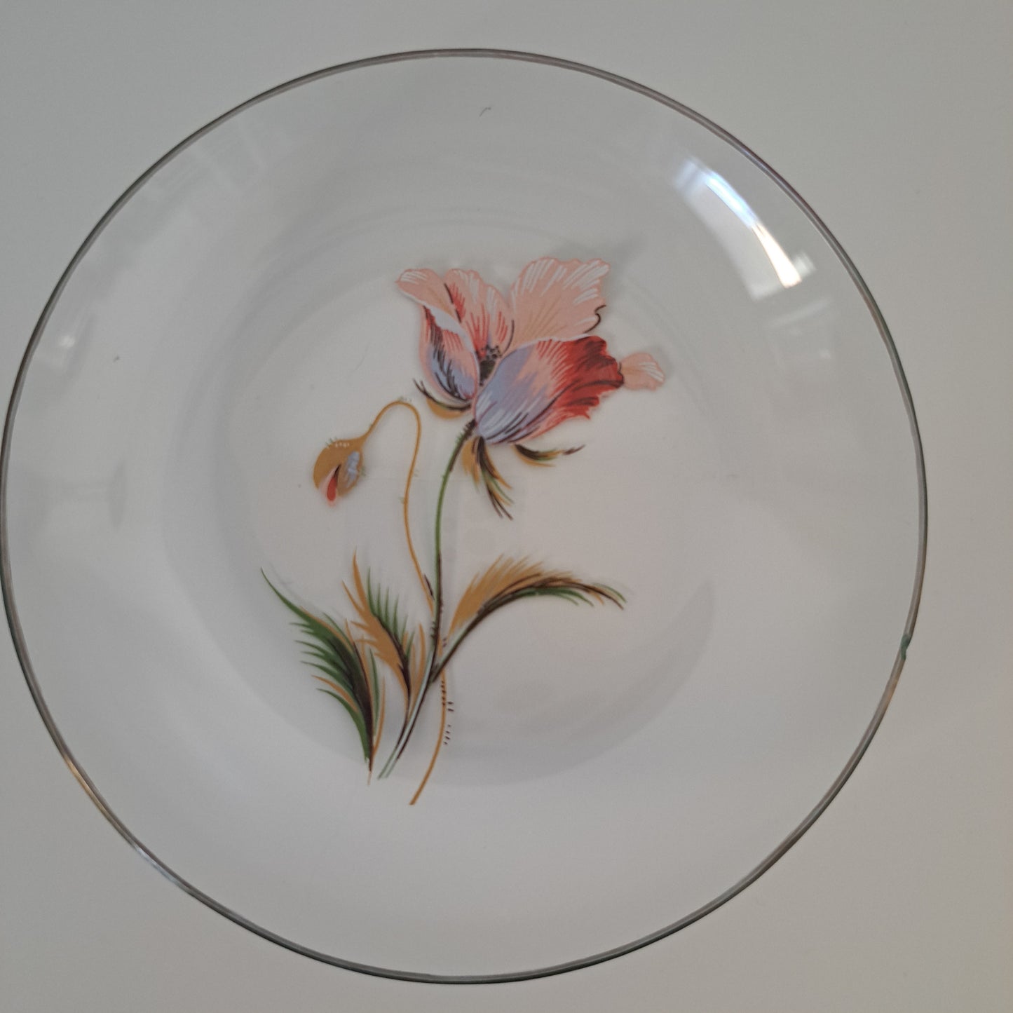 Vintage lasilautaset, 5 kpl