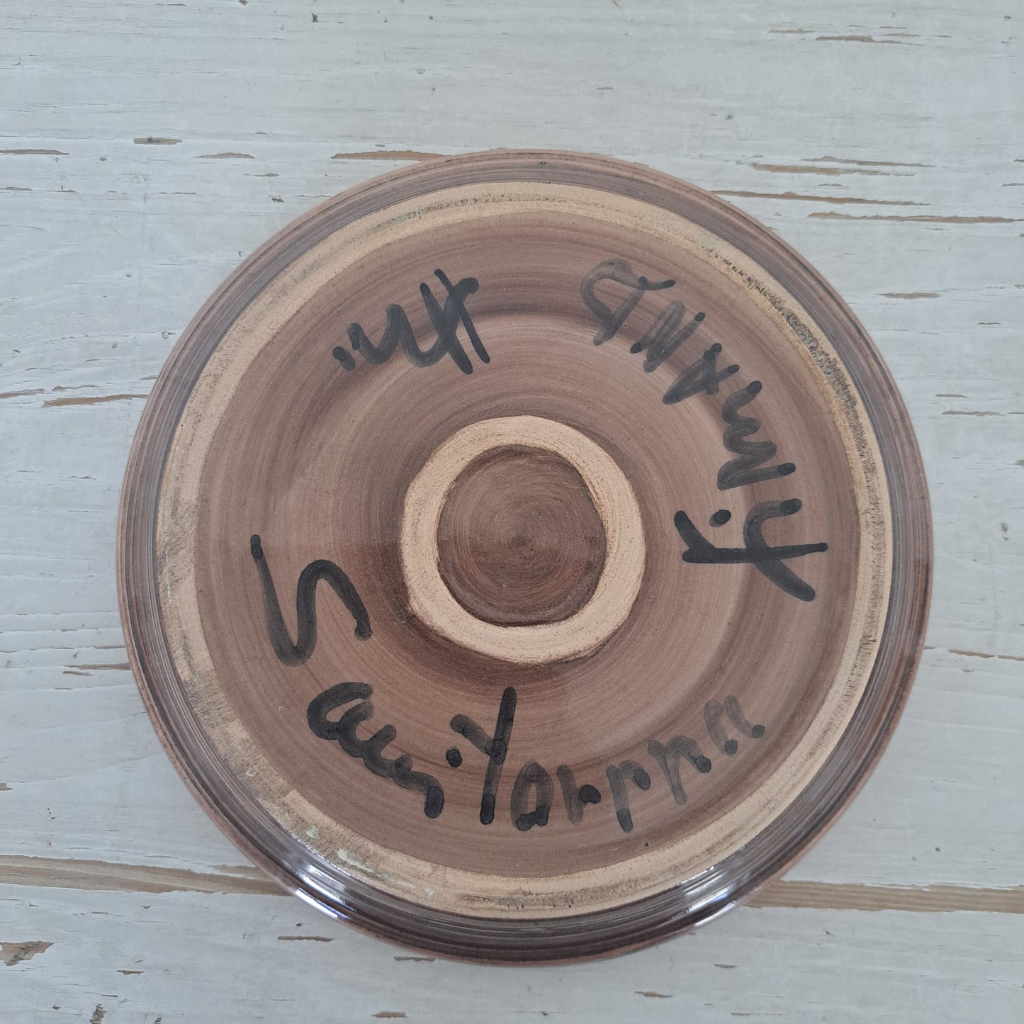 Savitorppa, keramiikka lautanen