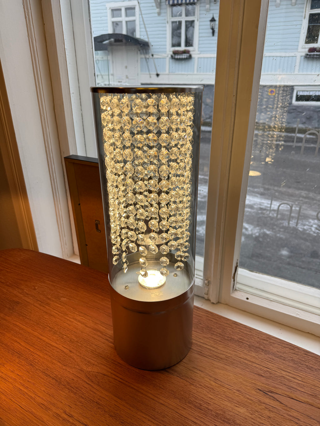 Frandsen Lighting, pöytävalaisin, kristallinen
