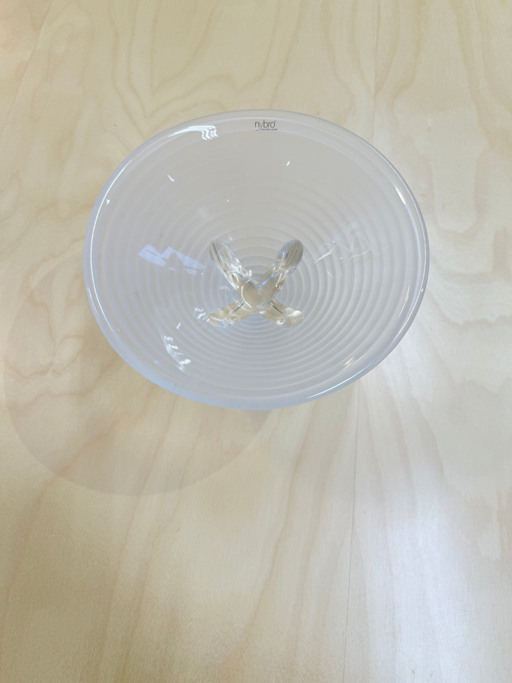 Nybro Glasbruk, glass bowl