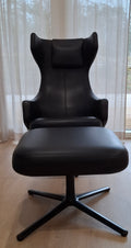 Vitra Grand Repos -lepotuoli ja Ottoman-rahi | Antonio Citterio