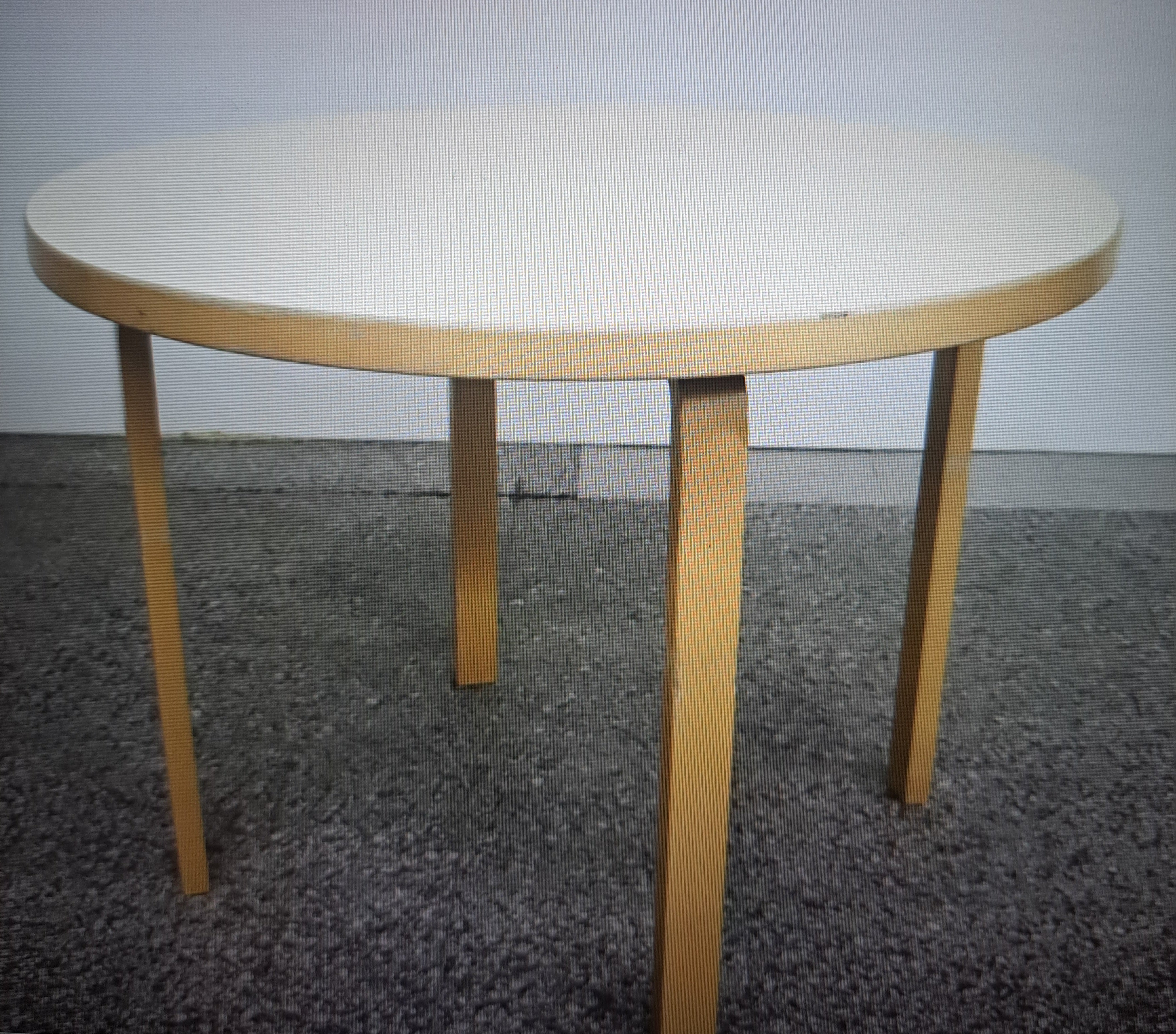 Artek 90A pöytä (beige)  – Alvar Aalto