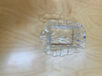 Orrefors, glass butter dish