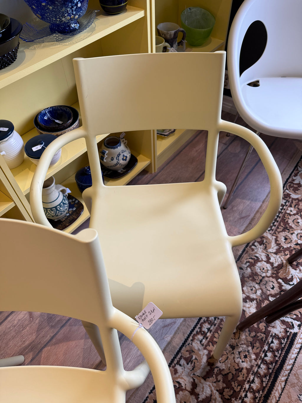 Kartell Generic A tuoli, pastellikeltainen 2kpl