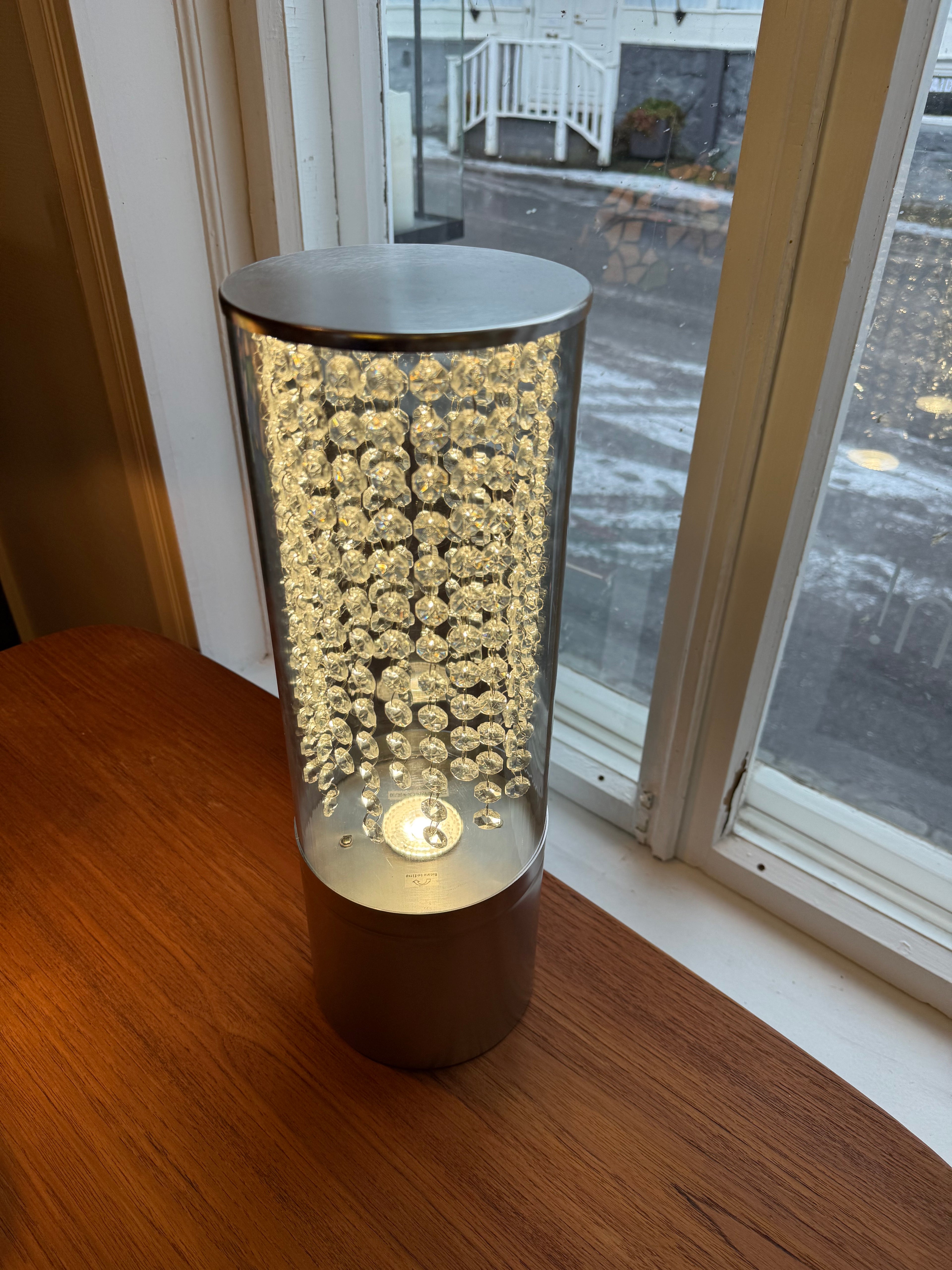 Frandsen Lighting, pöytävalaisin, kristallinen