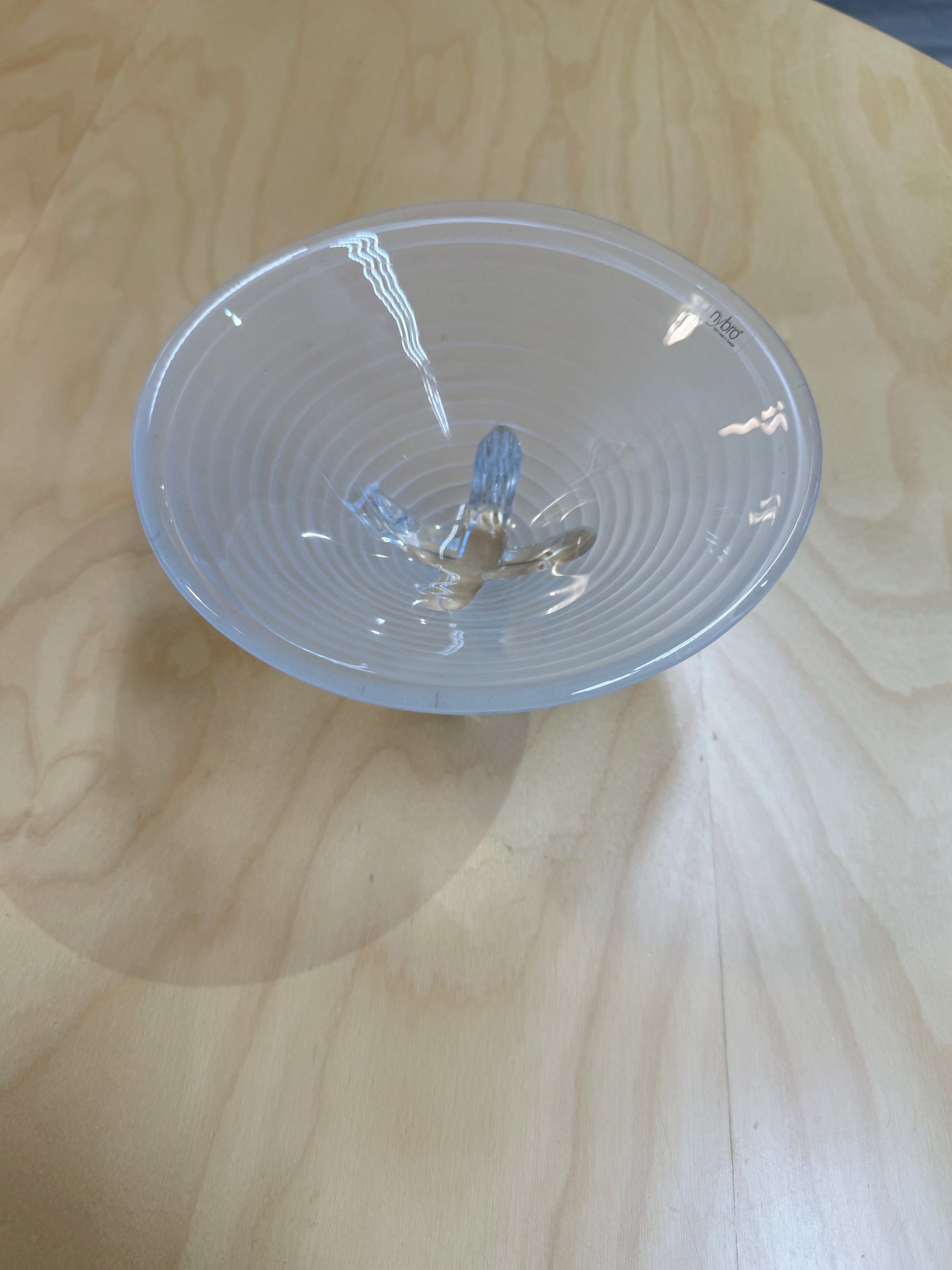 Nybro Glasbruk, glass bowl