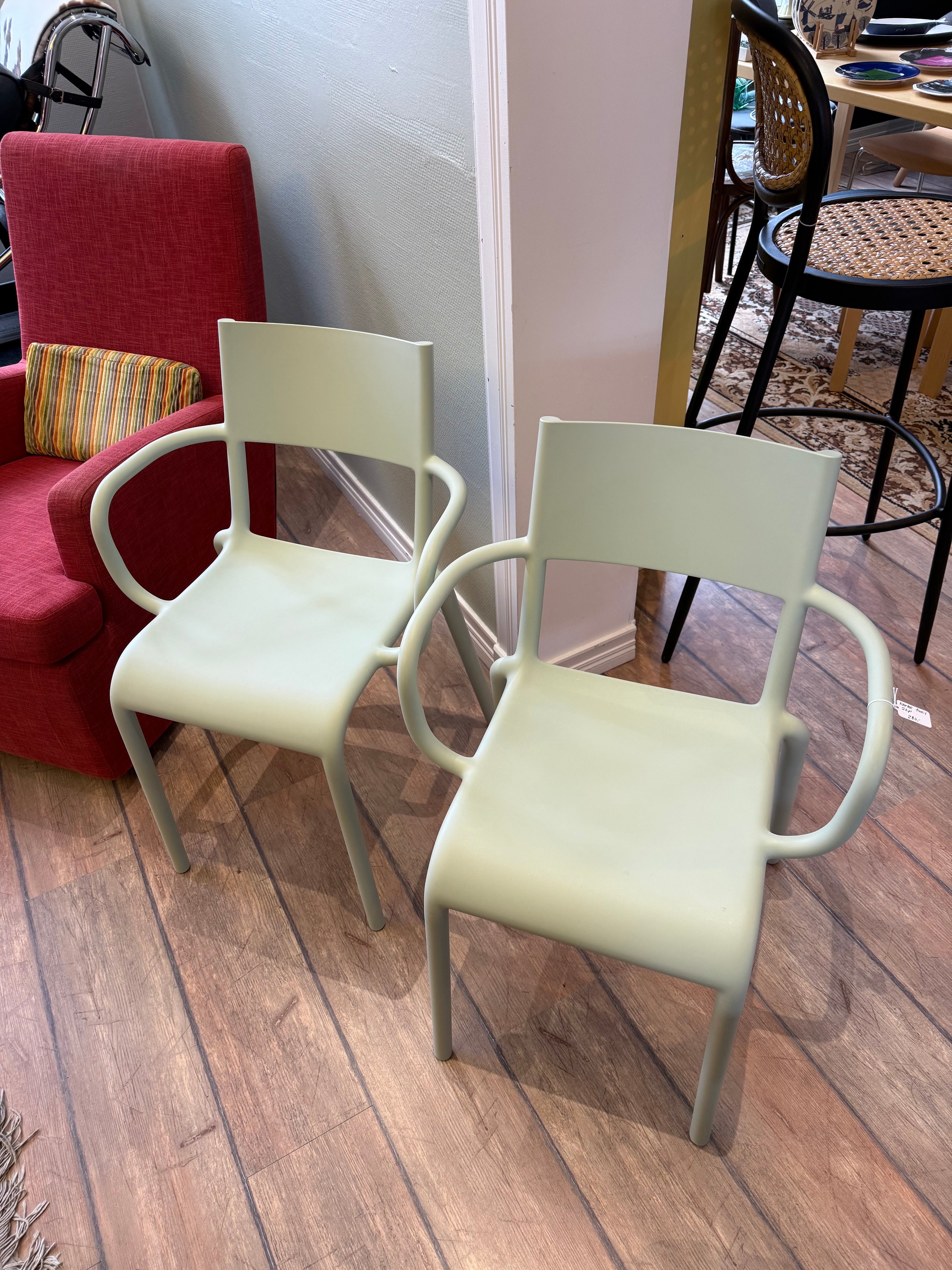 Kartell Generic A tuoli, pastellivihreä 2kpl