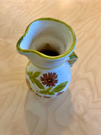 Kupittaan clay, jug, floral pattern