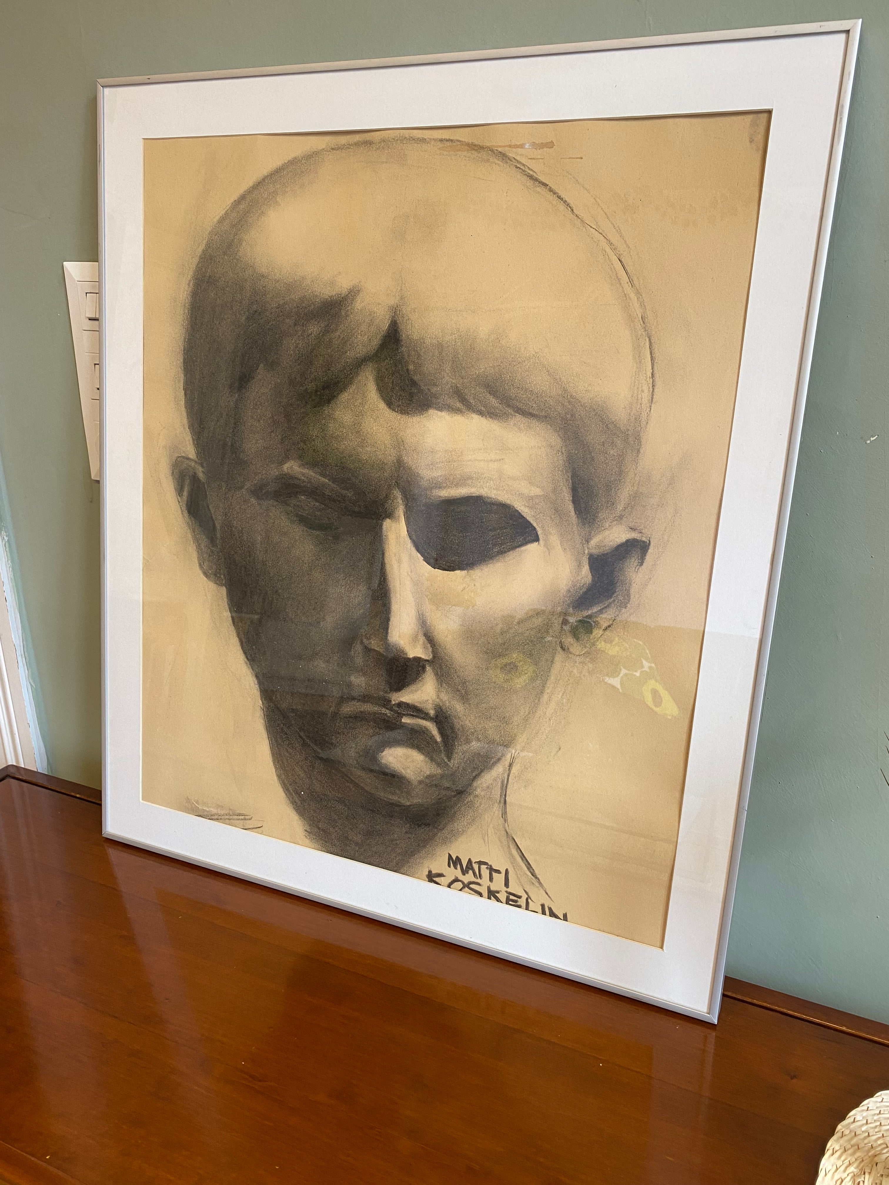 Matti Koskel's charcoal work