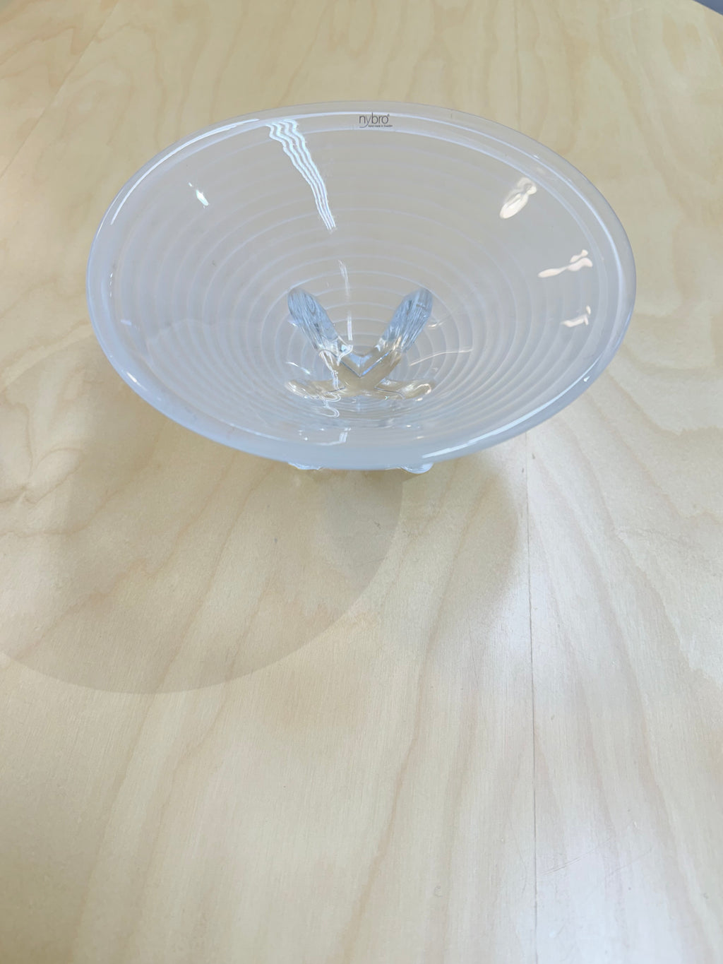 Nybro Glasbruk, glass bowl