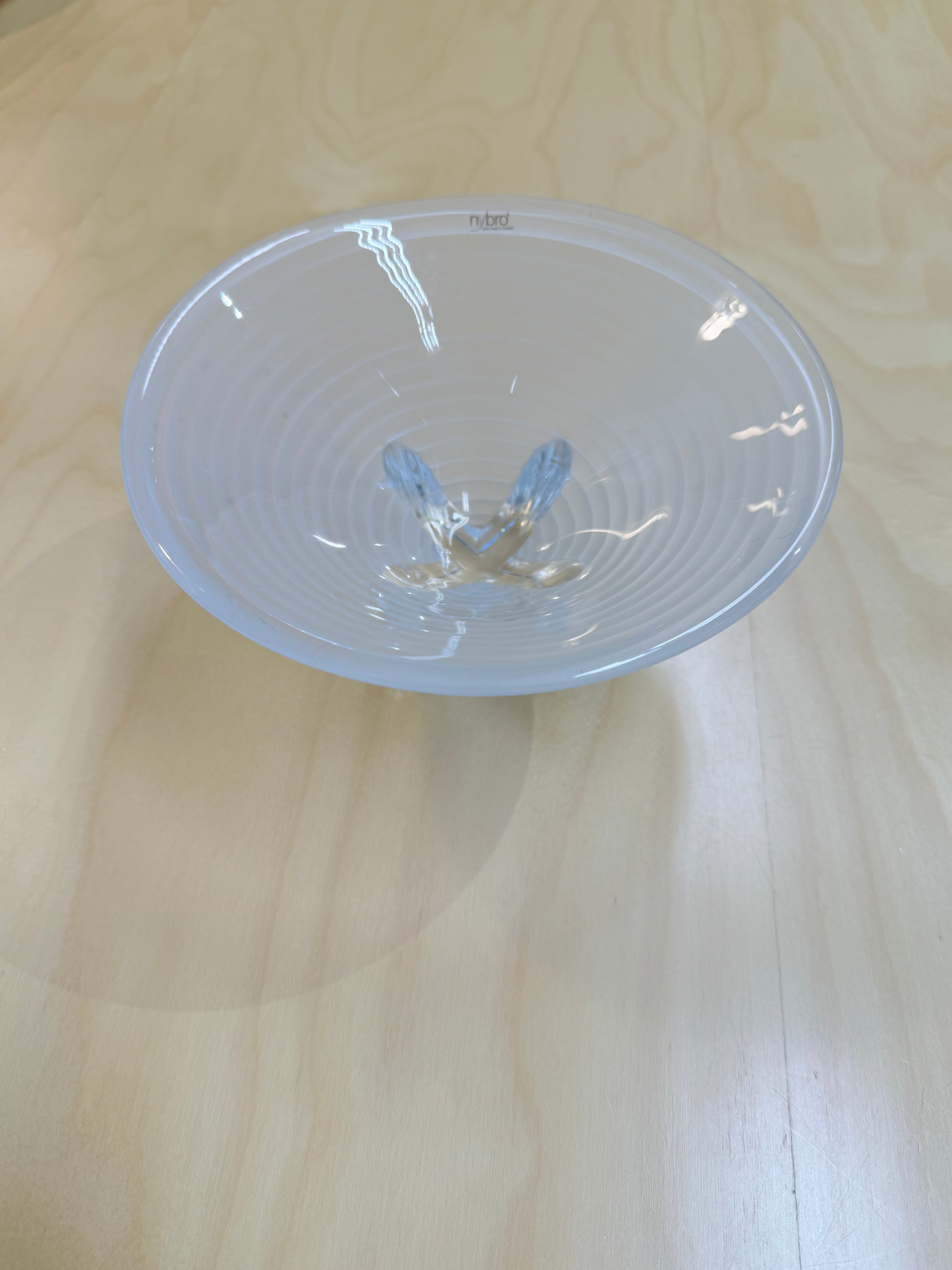 Nybro Glasbruk, glass bowl