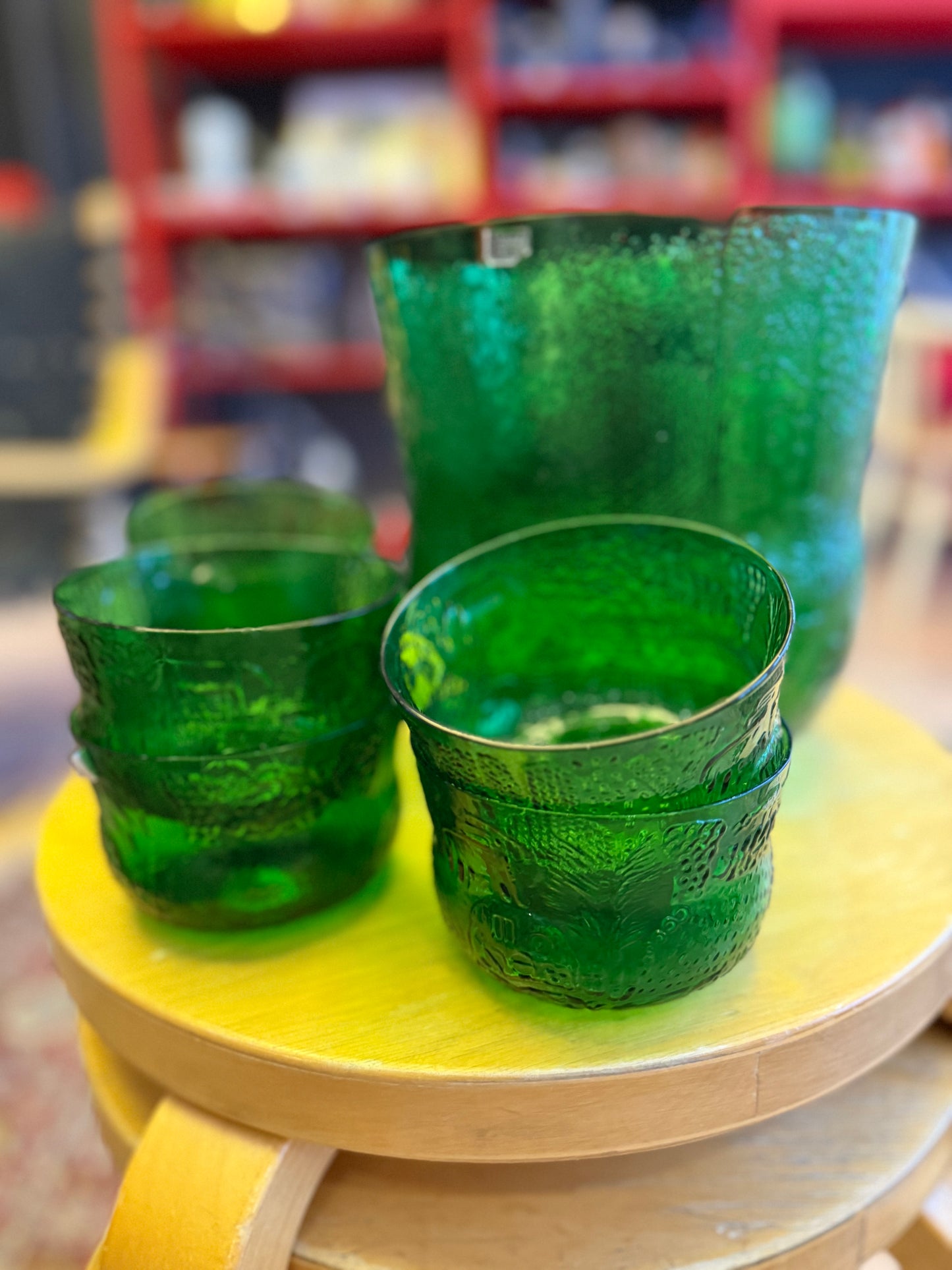 Nuutajärven lasi, Fauna iso malja ja jälkiruokakulhot