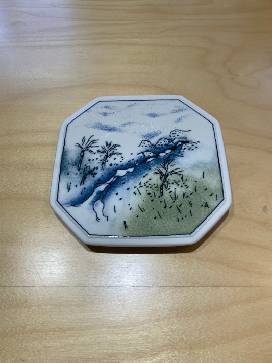 Arabia, Heljä Liukko-Sundström, seinälautanen, Finnair, Spring