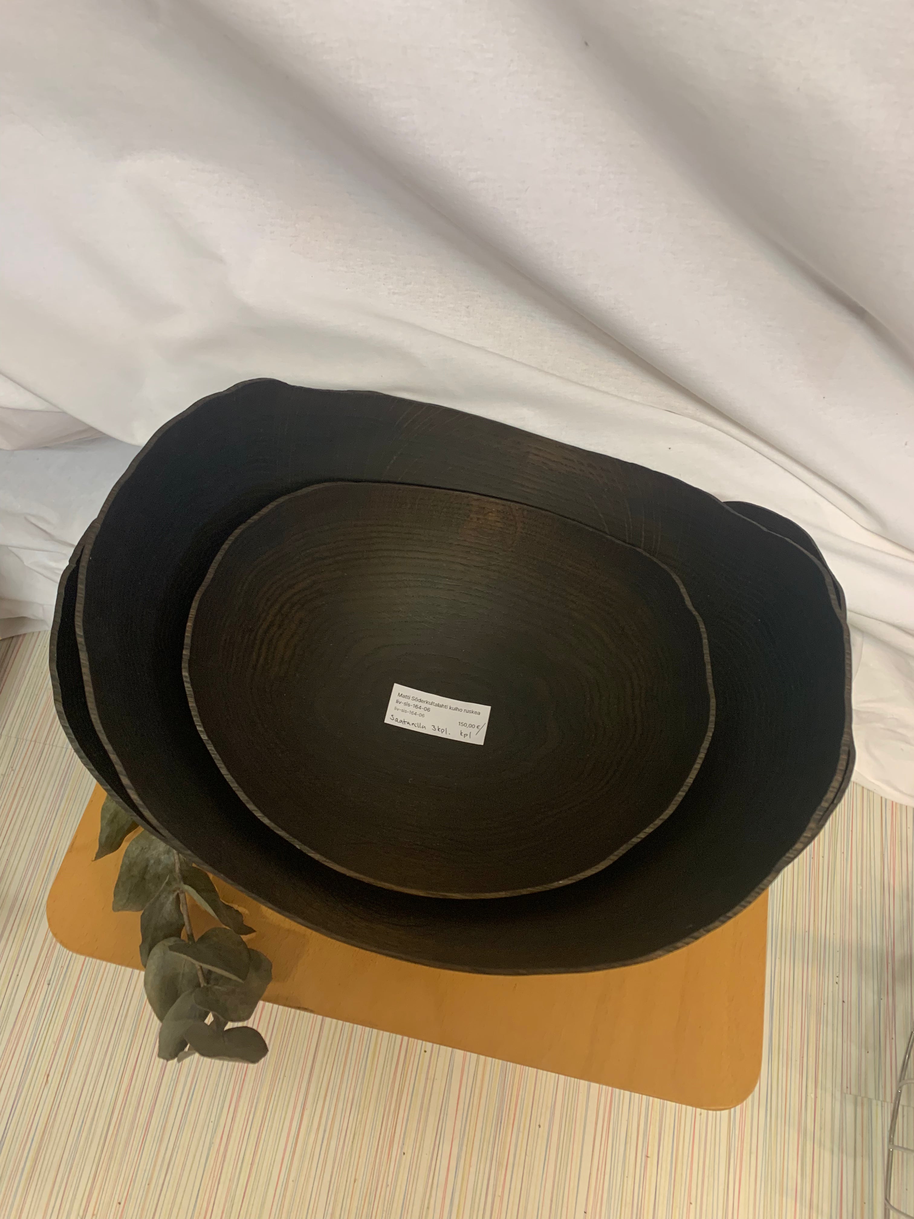 Matti Söderkultalahti bowl, 3 pieces