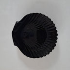 Clam plate, black