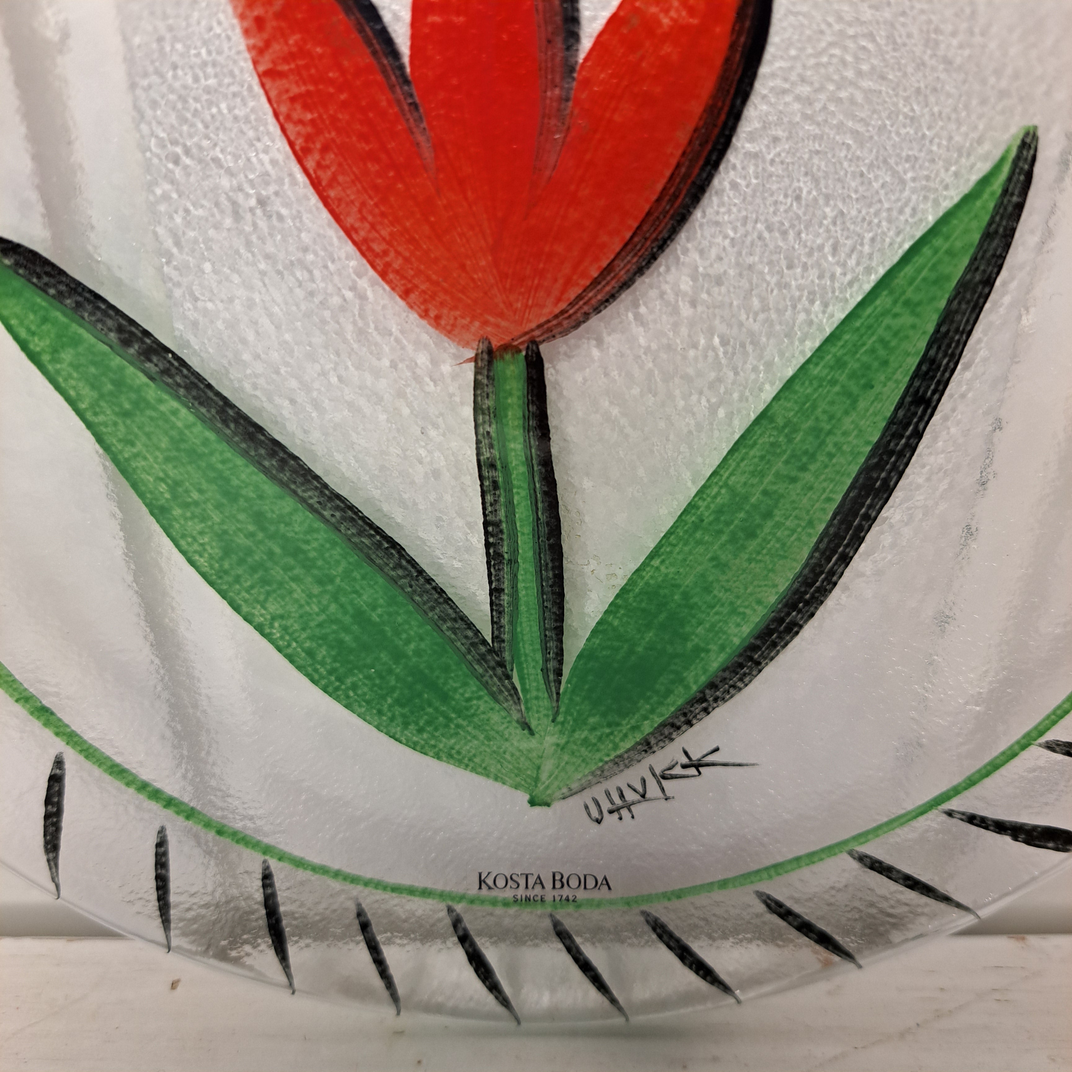 Kosta Boda, Tulipa-taidelautanen