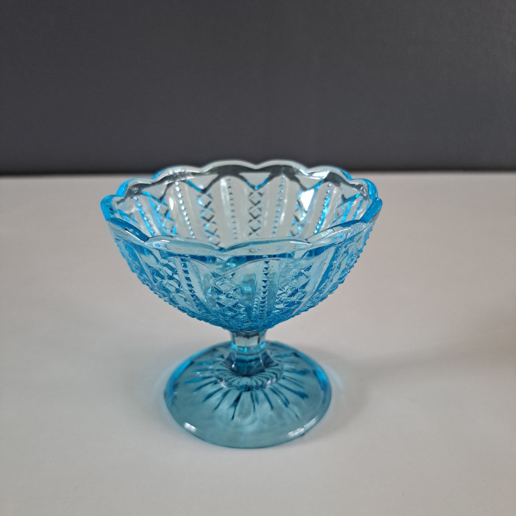 Nuutajärvi, sugar bowl and creamer, turquoise