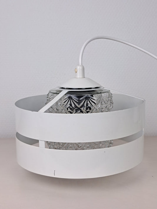 Aris, vintage riippuvalaisin,valkoinen