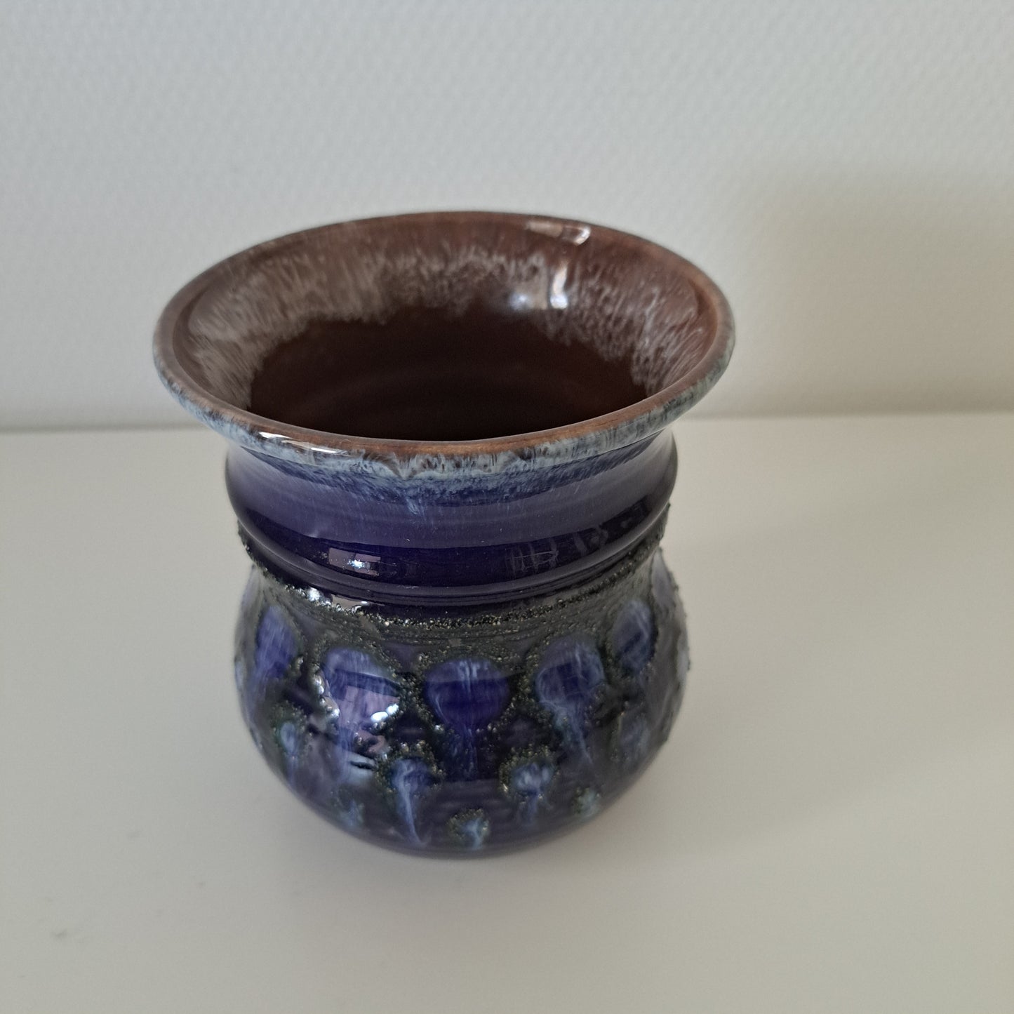 Strehla Keramik, maljakko, sininen