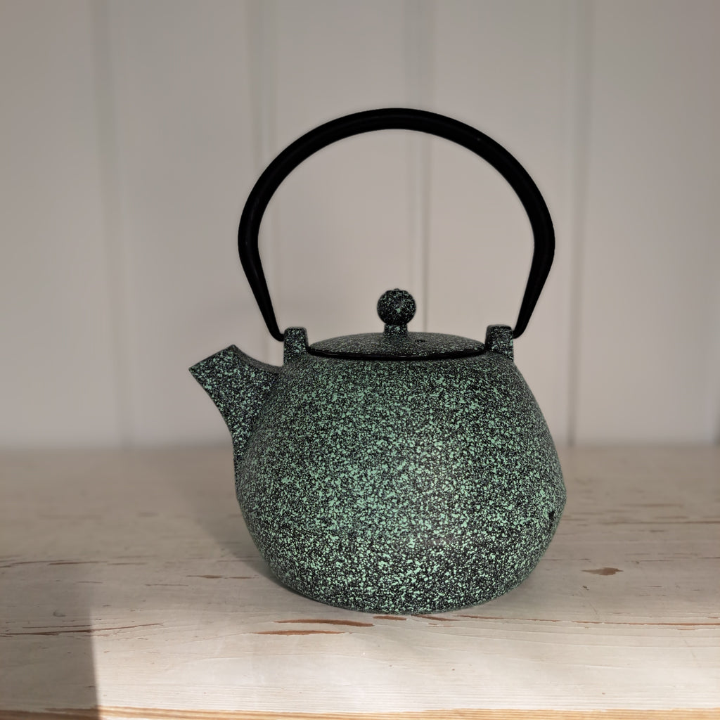 Cast iron teapot