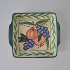 Serving dish, fruit pattern