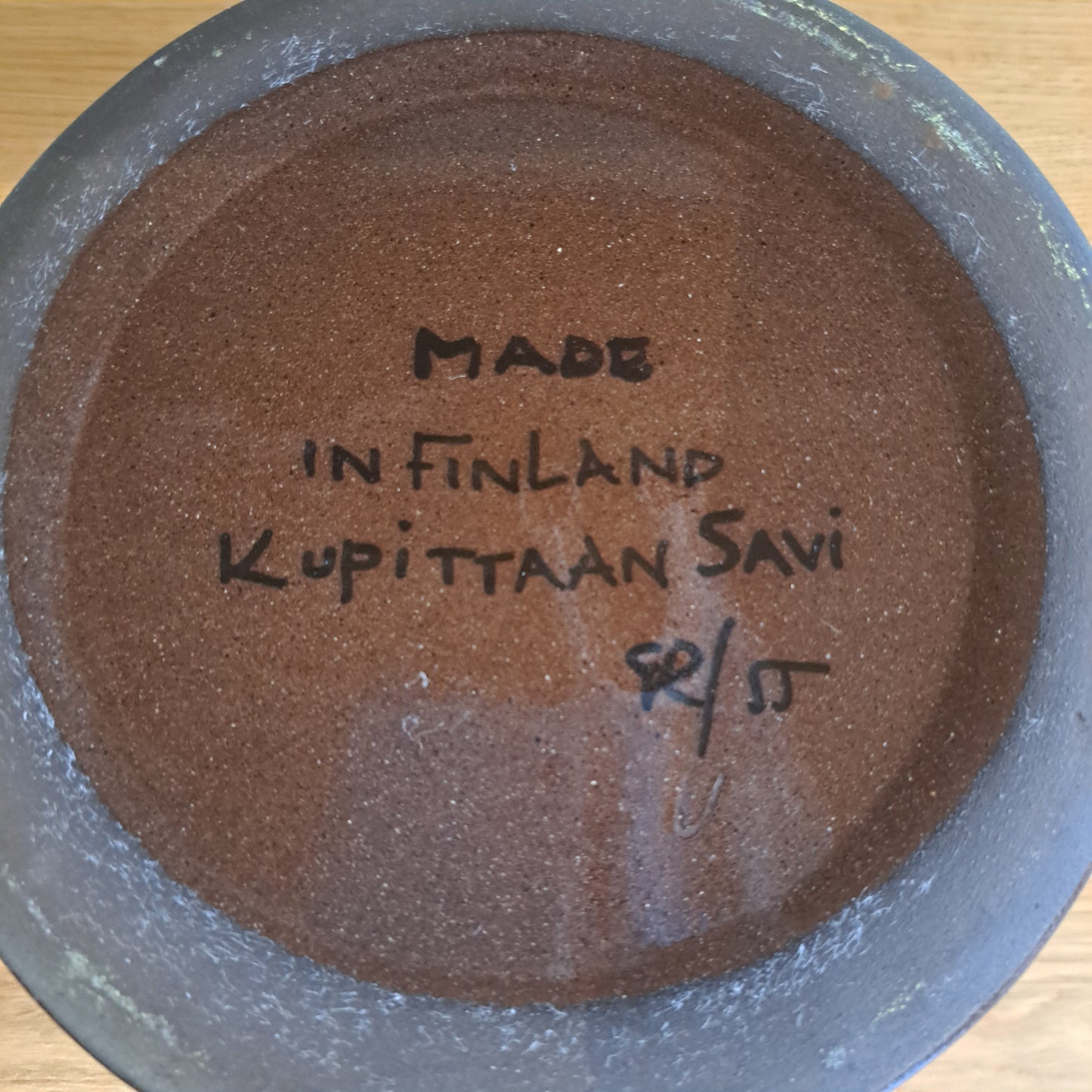 Kupittaan savi, pata, Karjala