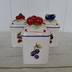 Villeroy &amp; Boch, jam jars with tray