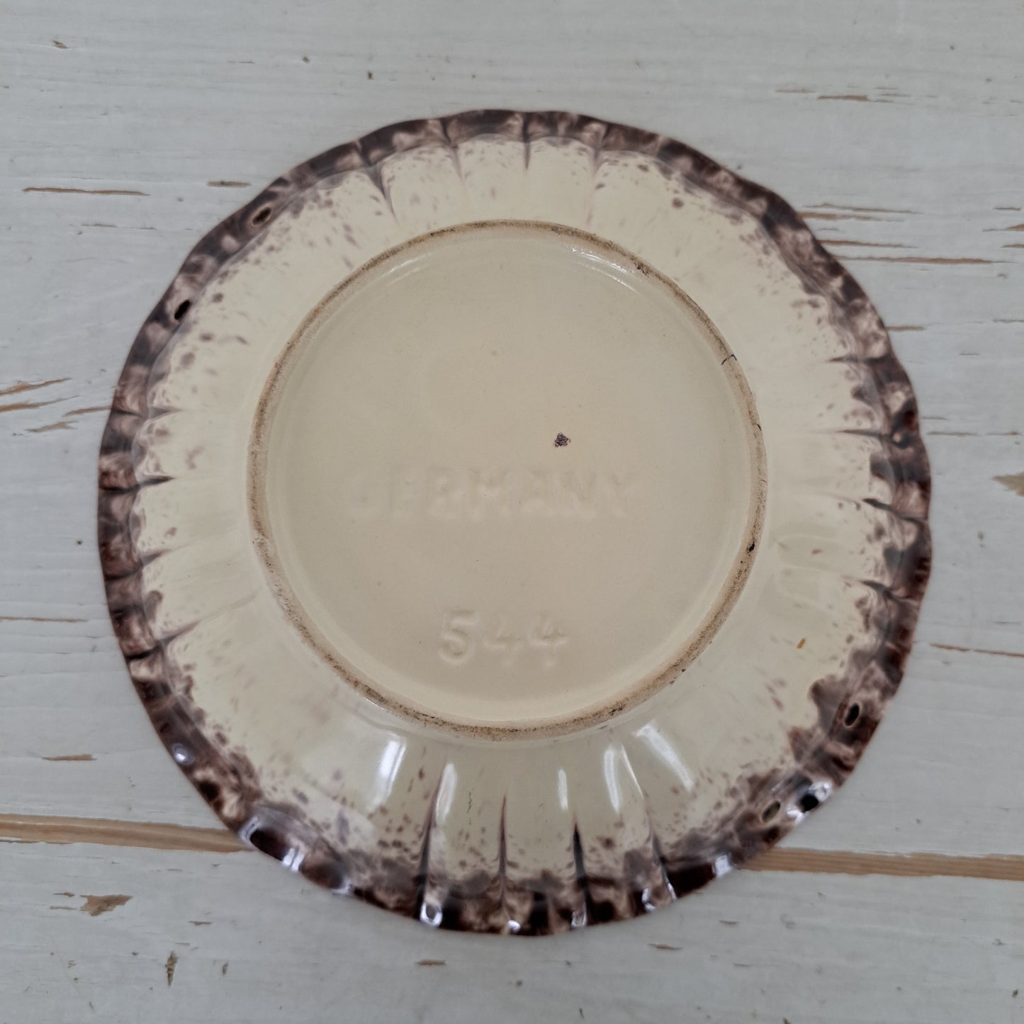 Jasba keramik, vintage hedelmäkulho, M