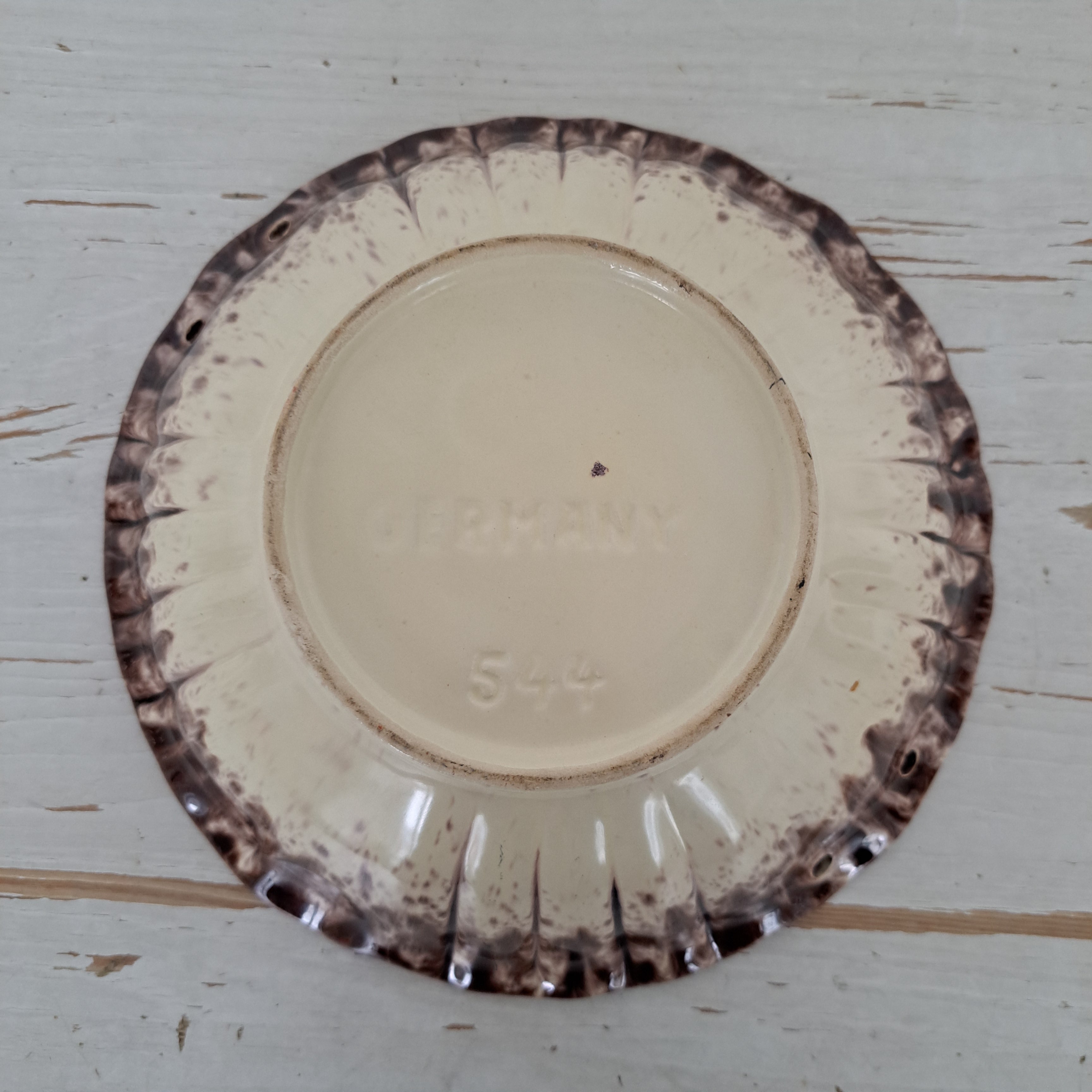 Jasba keramik, vintage hedelmäkulho, M