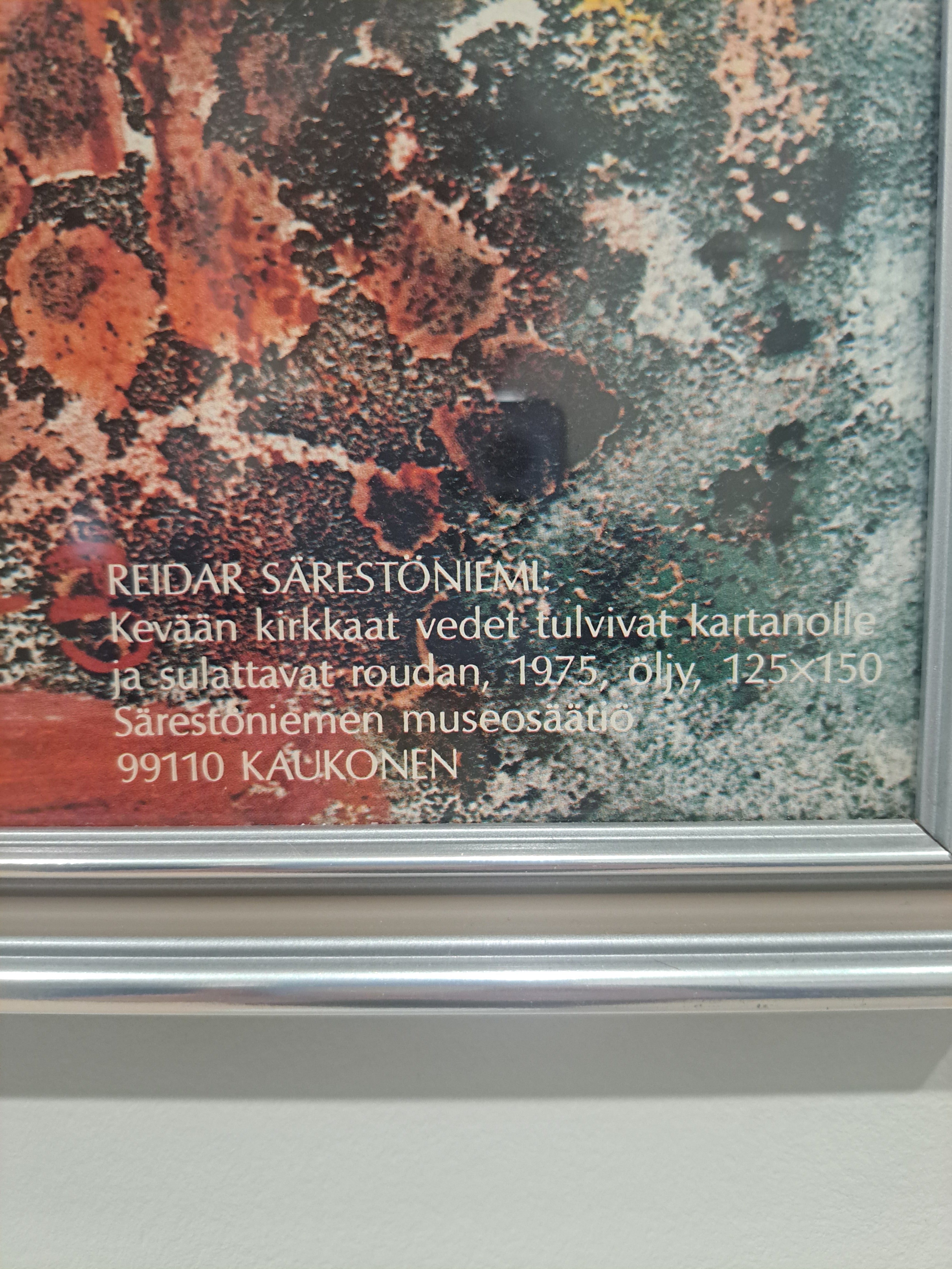 Reidar Särestöniemi taidejuliste