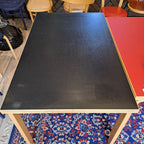 Artek, Aalto table 81B, black linoleum