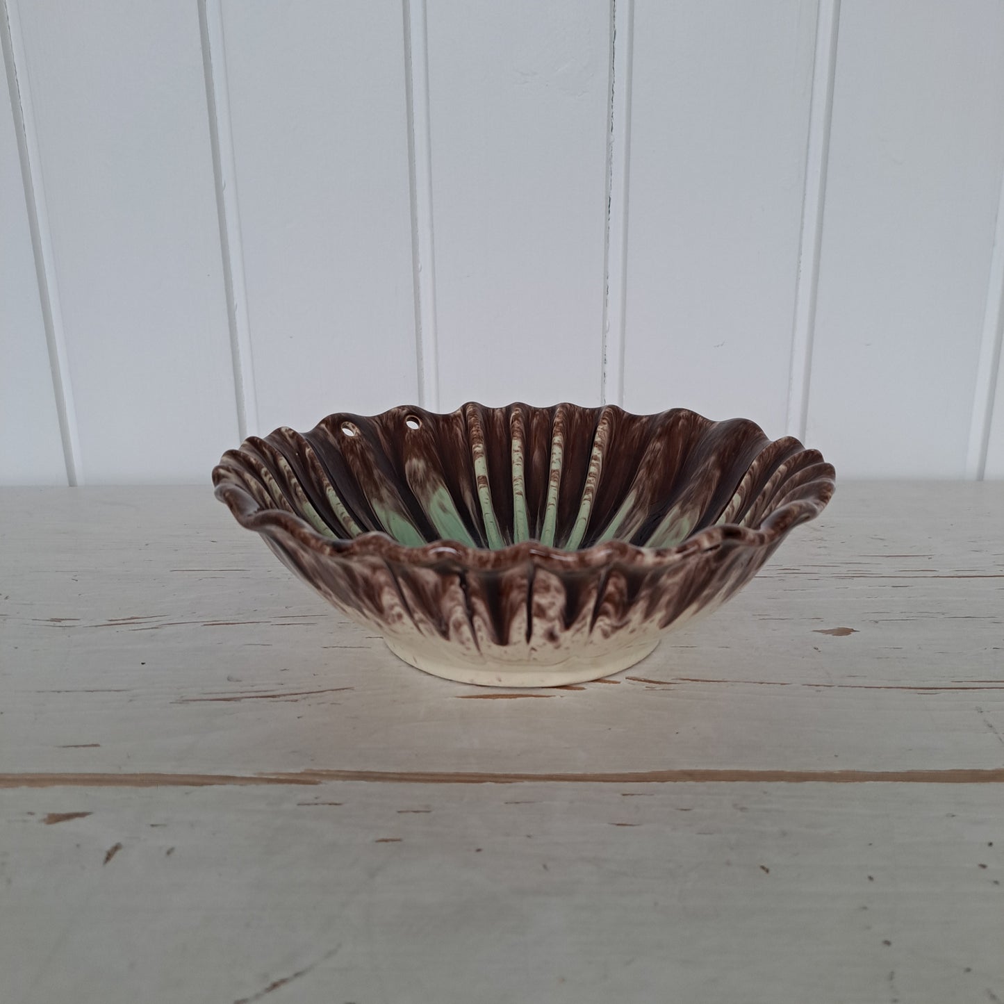 Jasba keramik, vintage hedelmäkulho, M