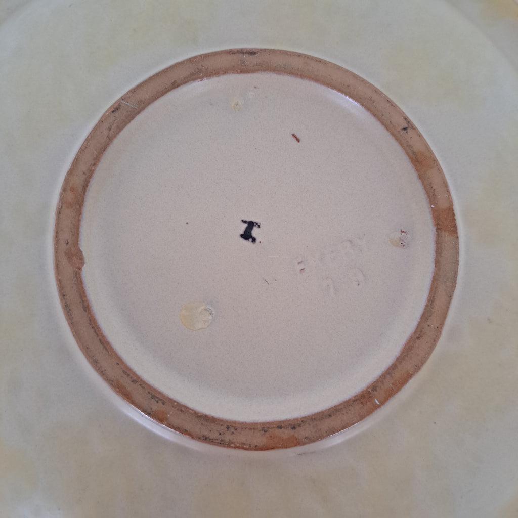 Upsala-Ekeby, vintage bowl with leaf decorations