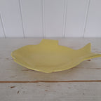 Riviera Keramik, fish plate, yellow