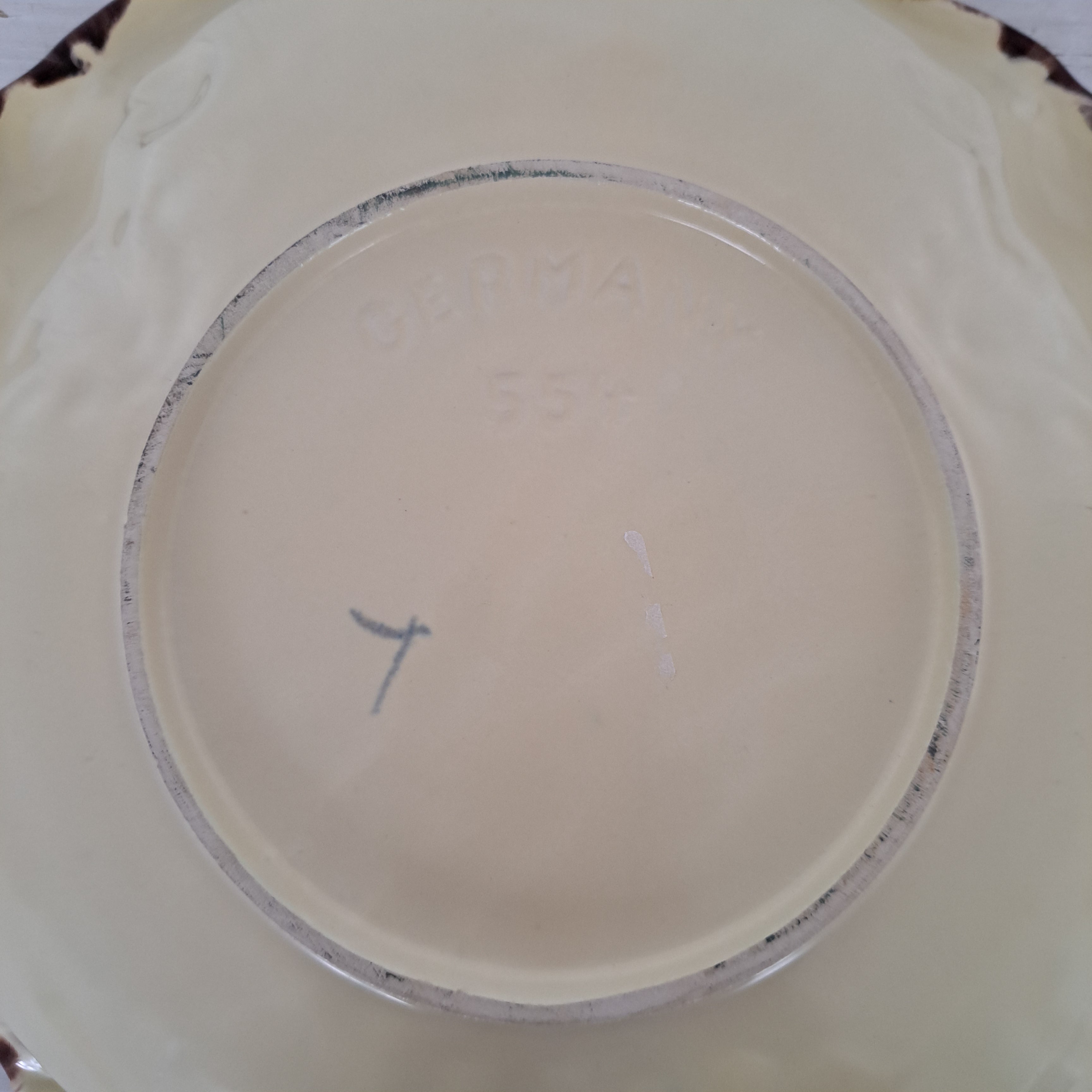 Jasba keramik, vintage fruit bowl, L
