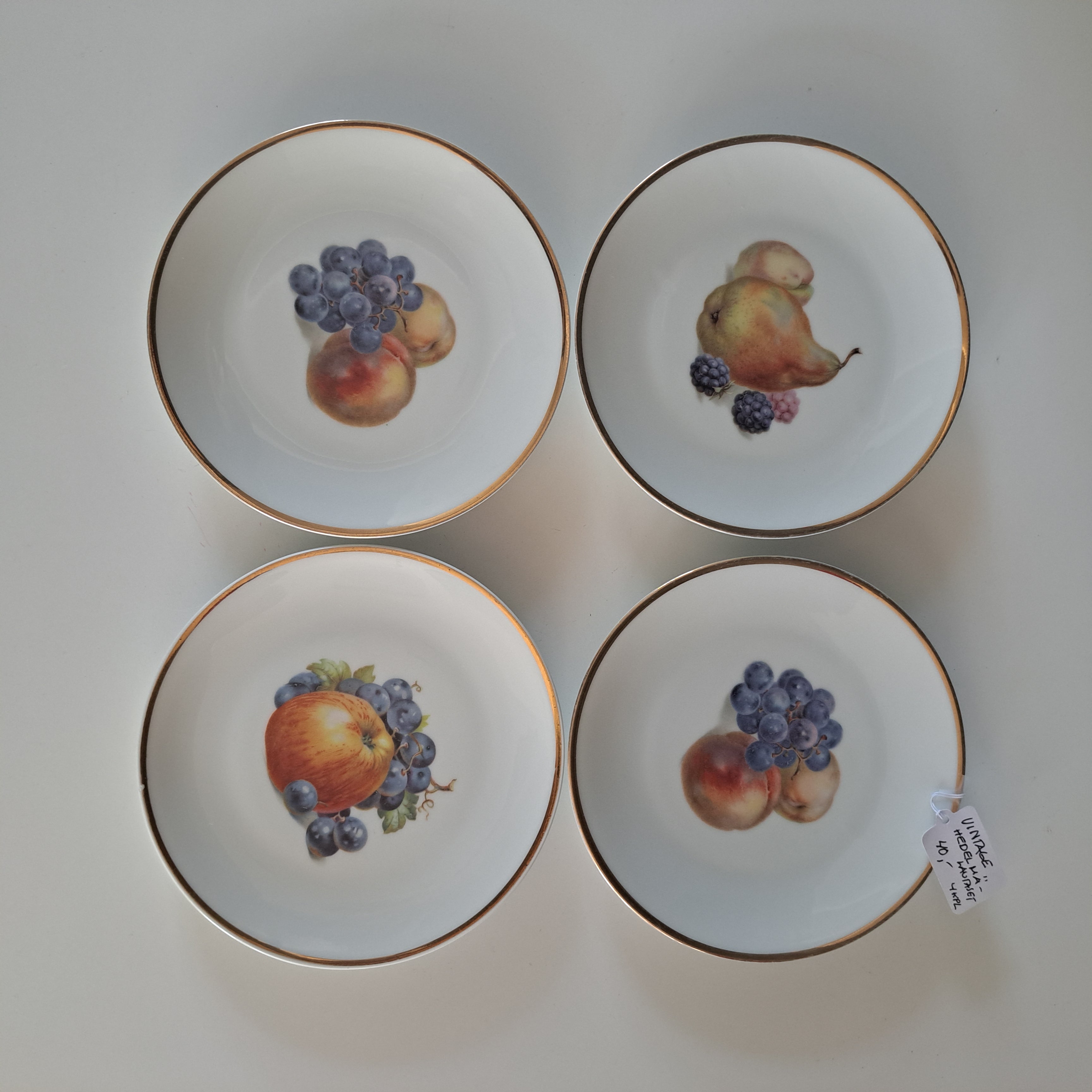 VTG Thomas hedelmälautaset 4 kpl