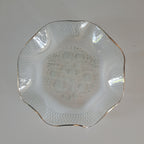 Vintage Heye Filigran Glass, lasilautaset 4 kpl + 1 kpl