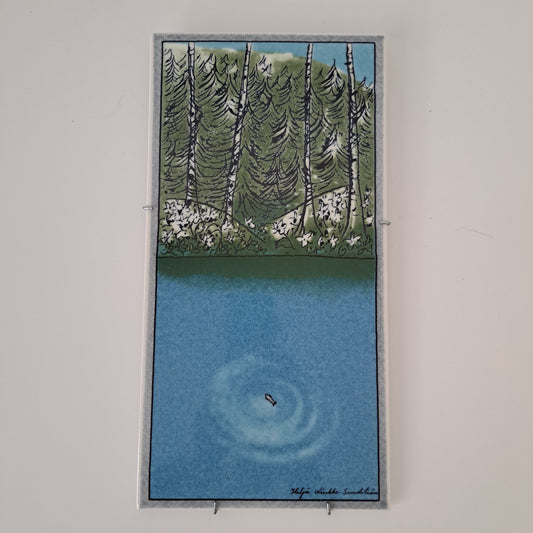 Arabia, Heljä Liukko-Sundström, triptyykki, Kala