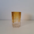 Humppilan glass, Honey Organ vase, amber